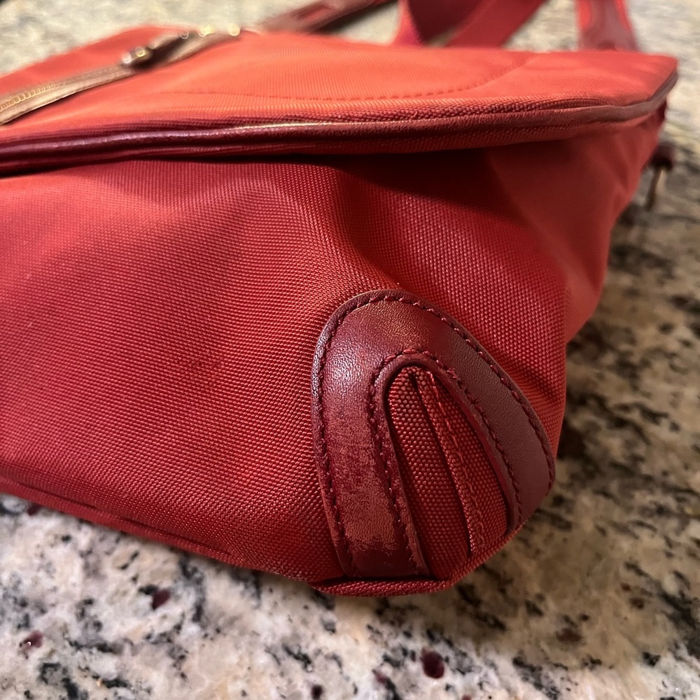 Tumi Vibrant Red Crossbody Bag - Picture 4 of 14